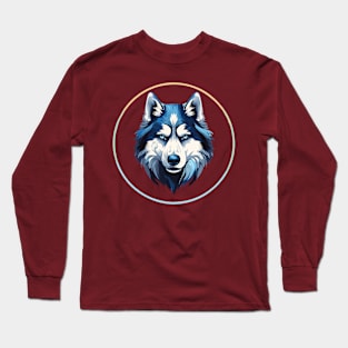 Siberian husky dog Long Sleeve T-Shirt